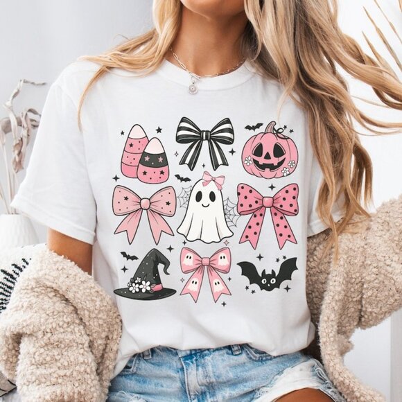 Tops - Halloween Shirt, Halloween Spooky Shirt, Fall Shirt